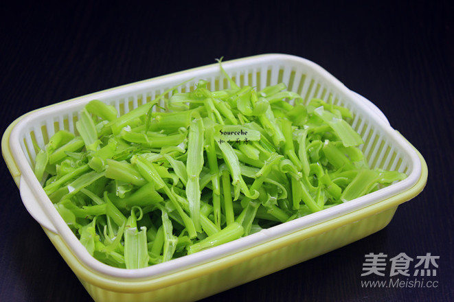 豆豉炒通菜的做法