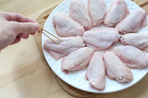 香菠甜椒无骨鸡肉串