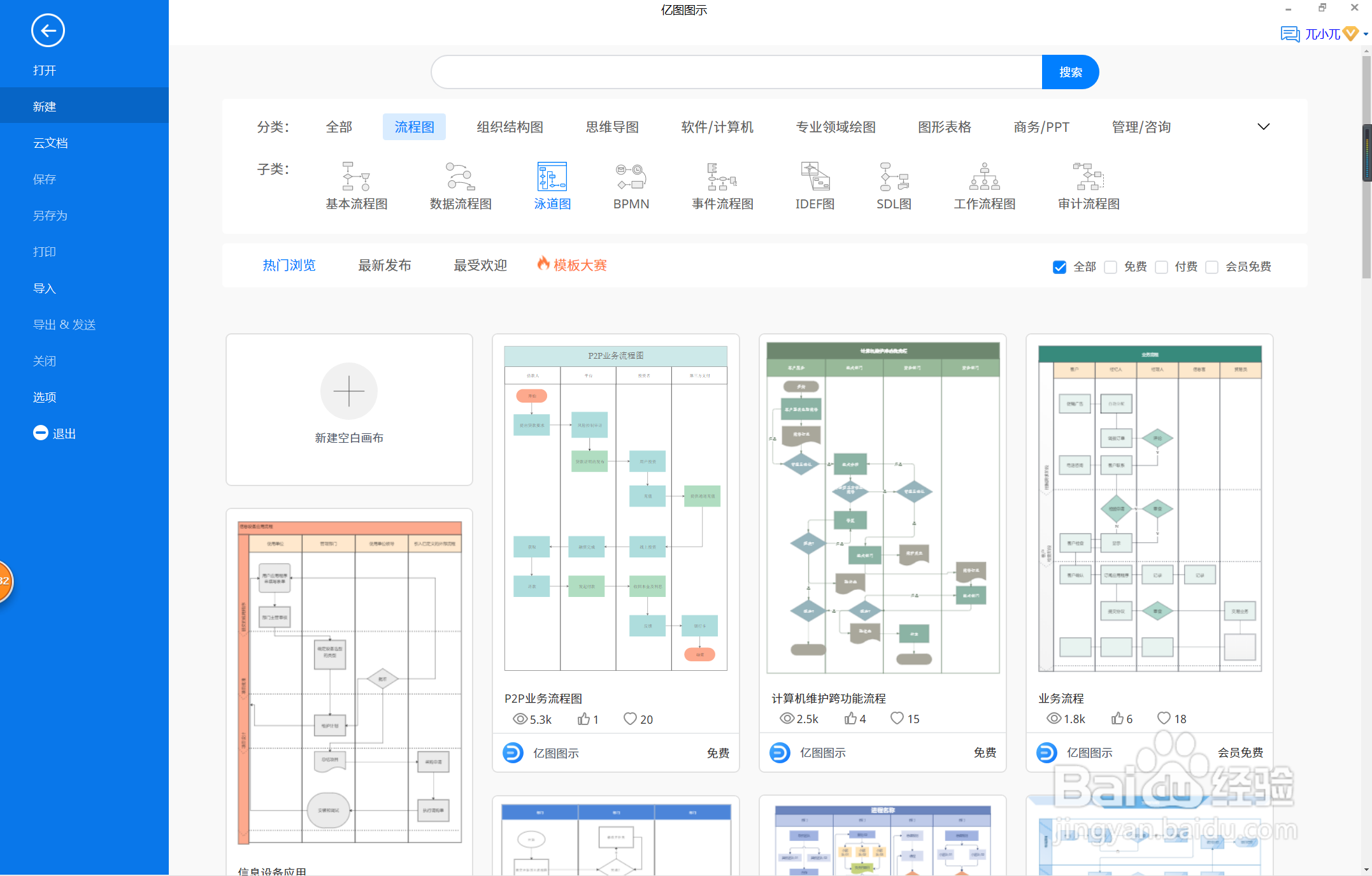 泳道图怎么画？