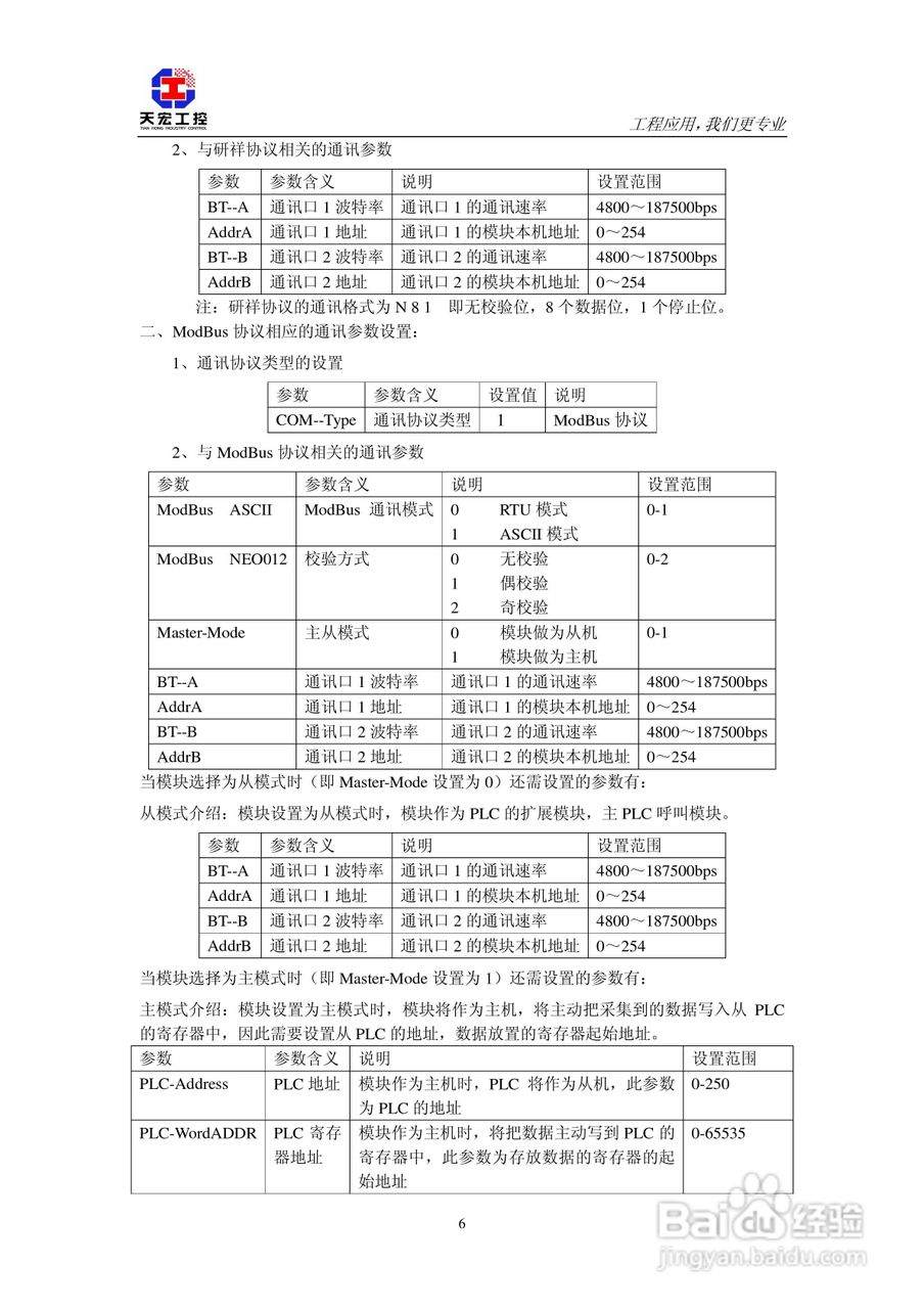 天宏THMK-4015 4路摸拟量输入模块使用说明书:[1]