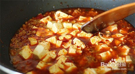 香气四溢色泽诱人的麻婆豆腐的做法