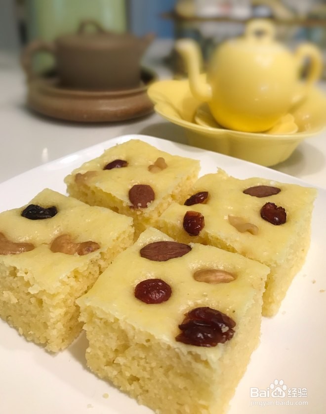 牛奶鸡蛋玉米发糕