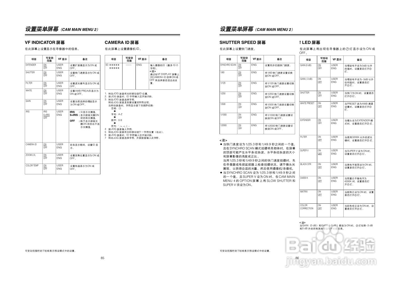 松下AJ-HDC20AMC数码摄像机说明书:[5]