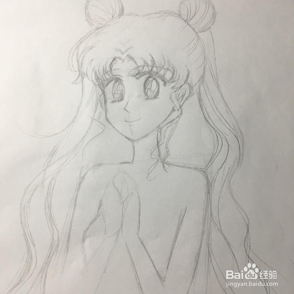 美少女战士月野兔怎么画?