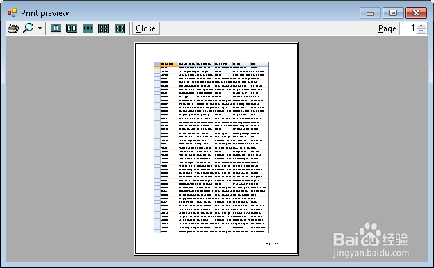 C1 FlexGrid for WinForms高级打印预览功能