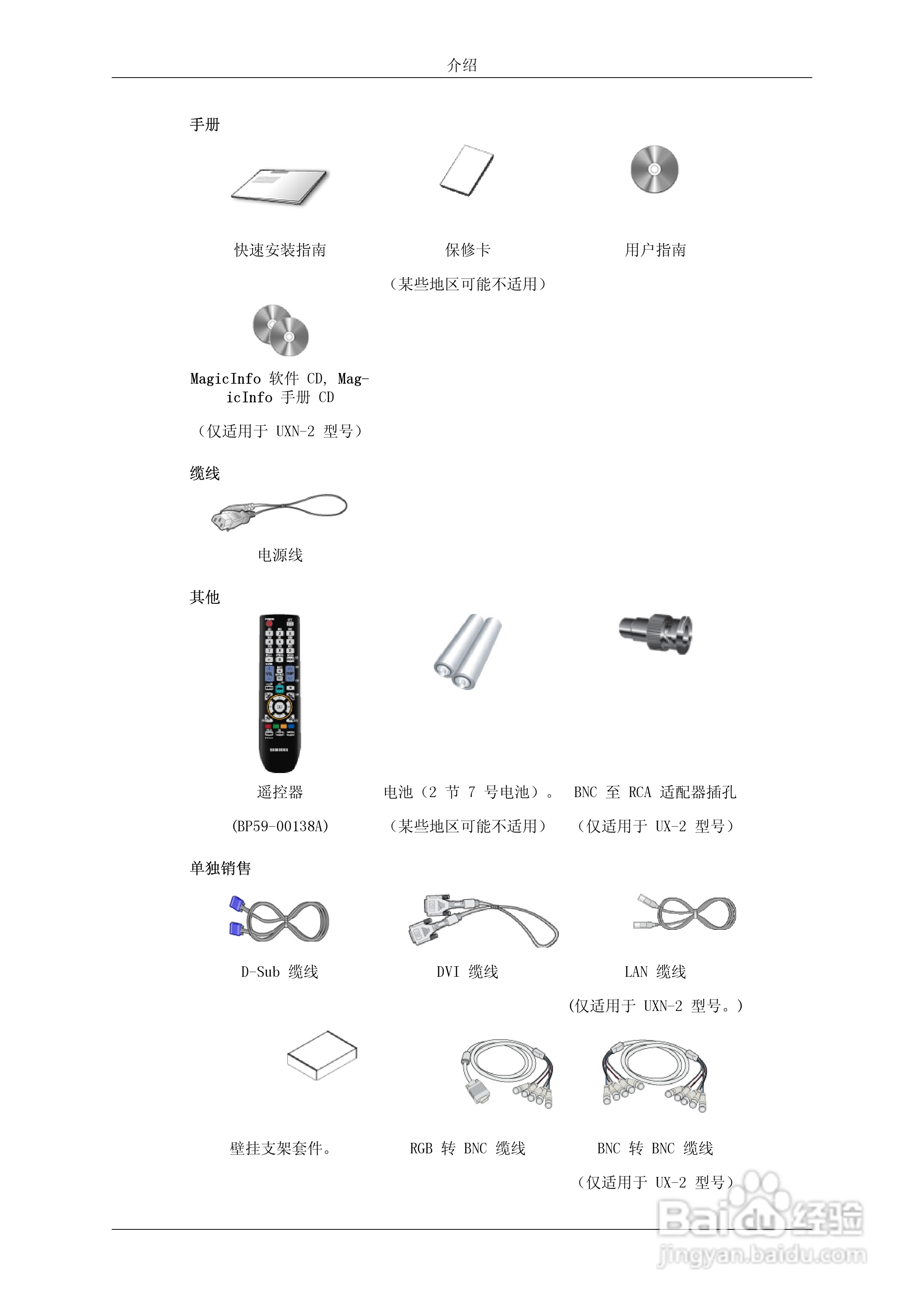 三星400UXN-2液晶显示器使用说明书:[1]