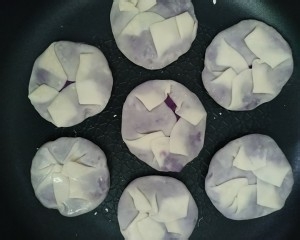 低脂奶香紫薯饼的做法