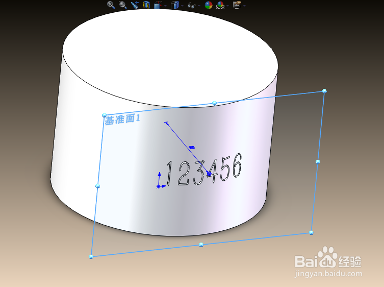 怎么在圆柱体表面雕刻文字