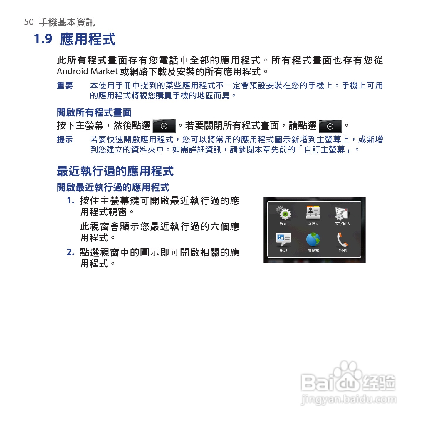 多普达HTC Hero手机使用说明书:[5]