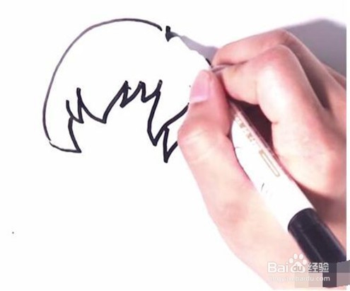 伴儿成长简笔画系列-怎样画动漫小女孩简笔画