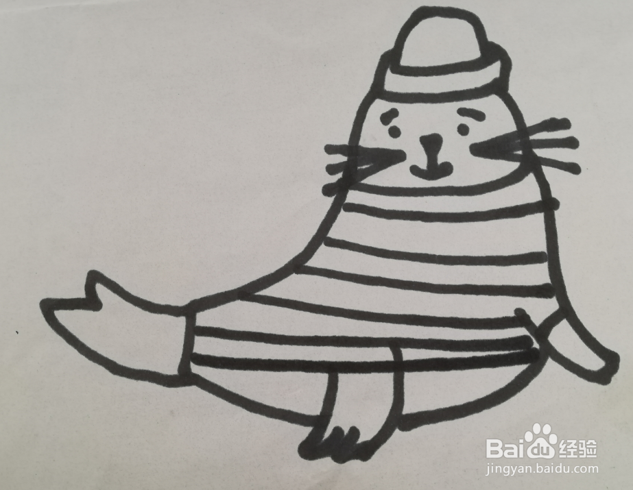 儿童简笔画 海豚的画法 海豚的简笔画