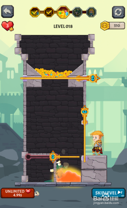 Tap Litter Fighter的LEVEL 018怎样过关