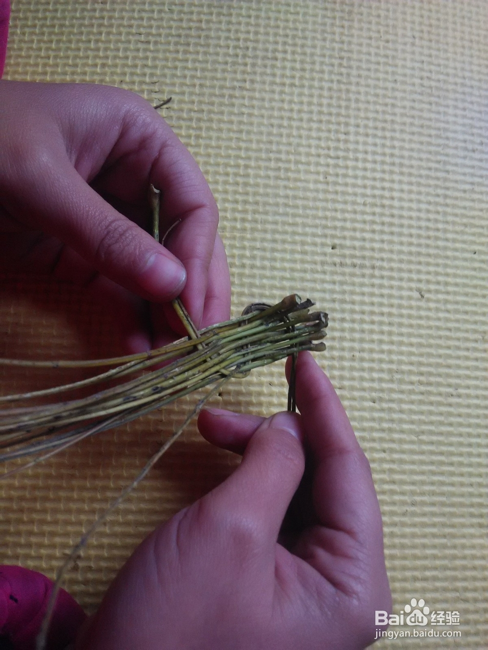 玩具小笊篱编制方法