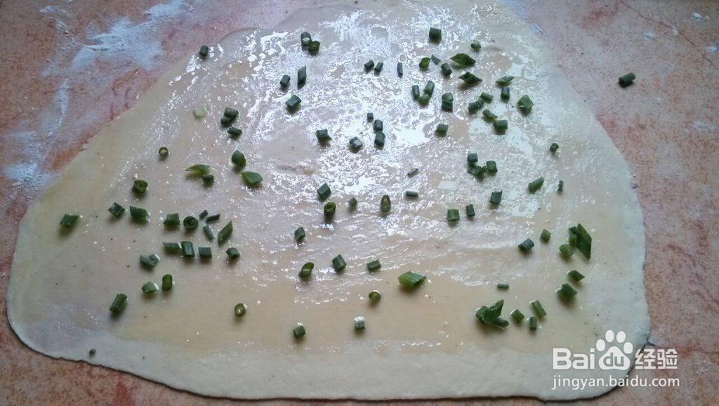 香葱花饼的做法