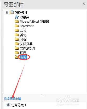 MindManager中如何自定义添加导图部件？