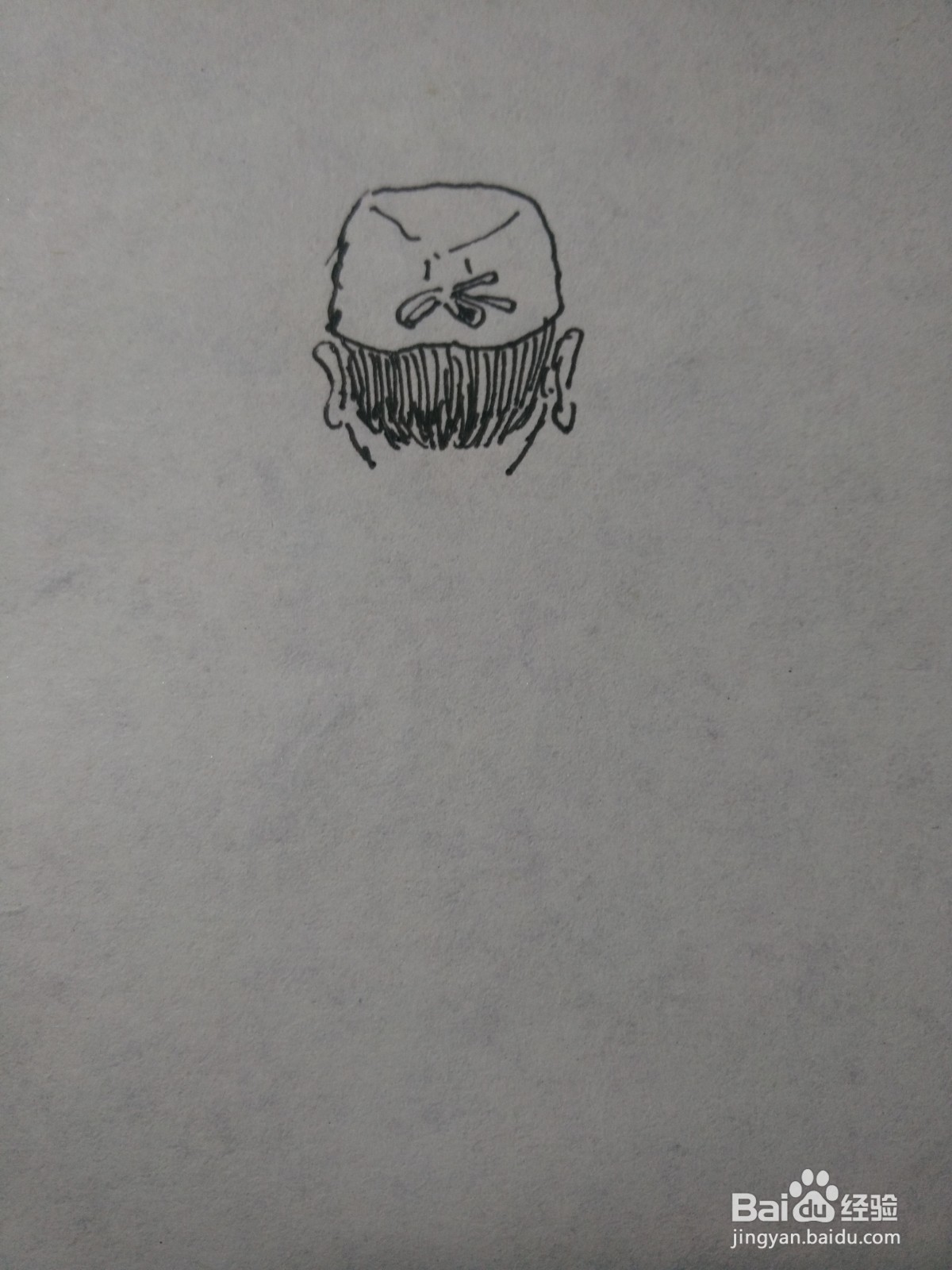 疫情医生背影简笔画