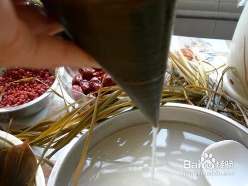 枣豆糯米粽