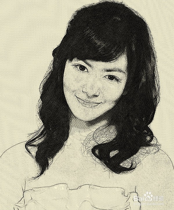 人物怎么转为素描画效果 教你方法