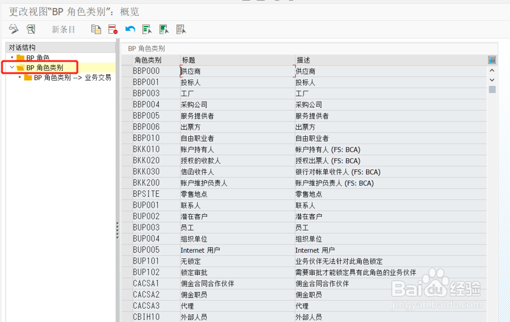 SAP S/4 BP Role配置