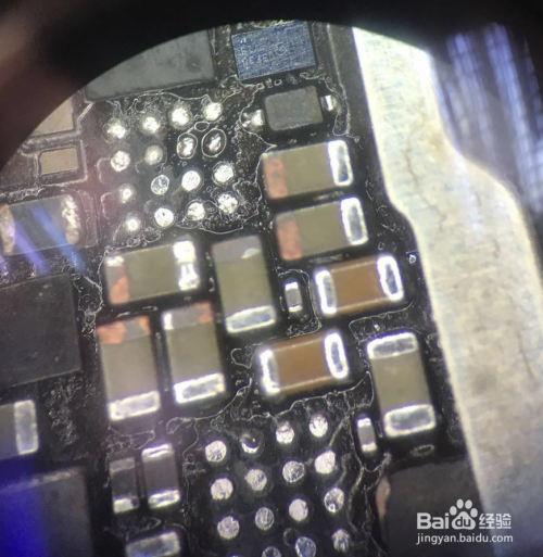 iPhone7P手机进水无法开机 触发80mA故障维修