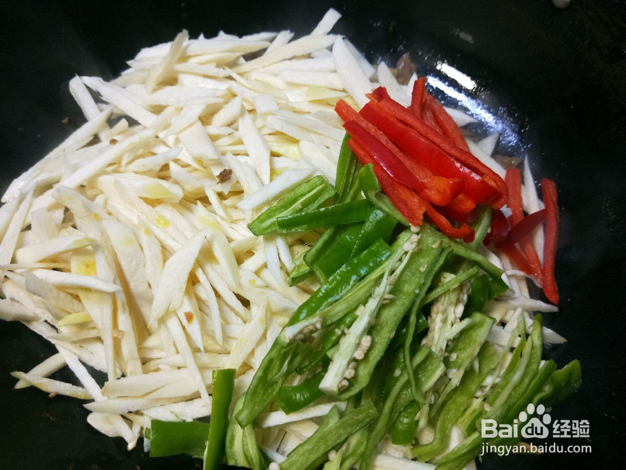 茭白炒牛肉的做法