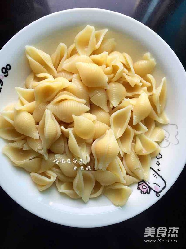 白酱培根贝壳面