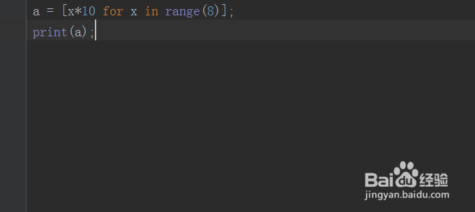 如何使用python语言中的列表生成器并进行循环