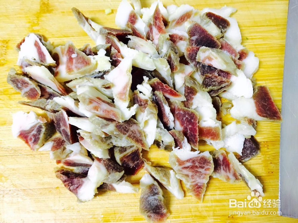 粉丝炒腊肉丁的做法——小白学做菜！
