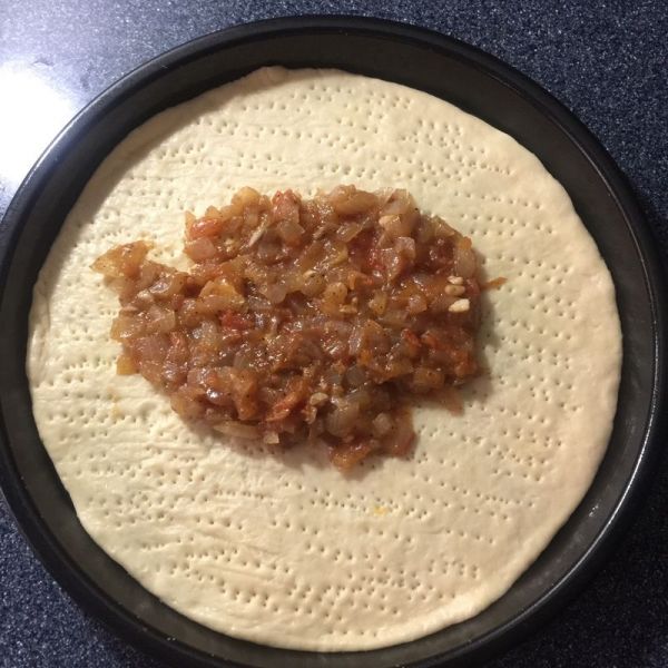 火腿鸡丁时蔬披萨