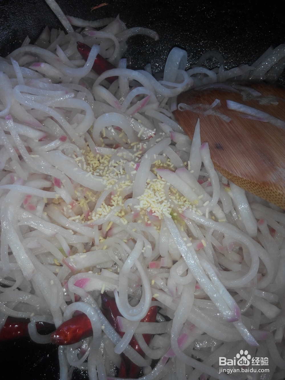 素炒酸辣萝卜丝