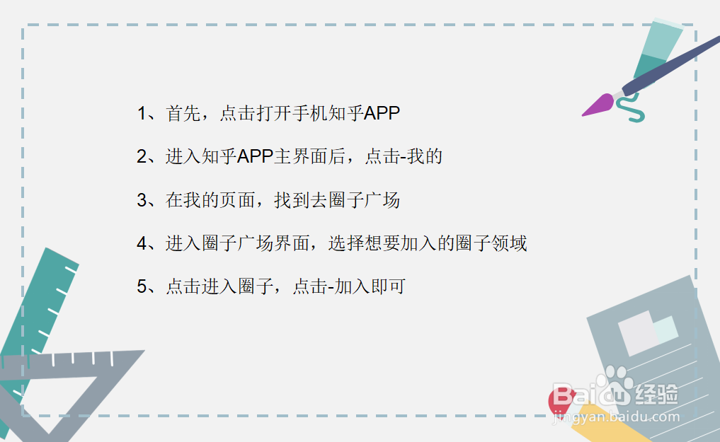 知乎怎么加入喜欢的圈子?
