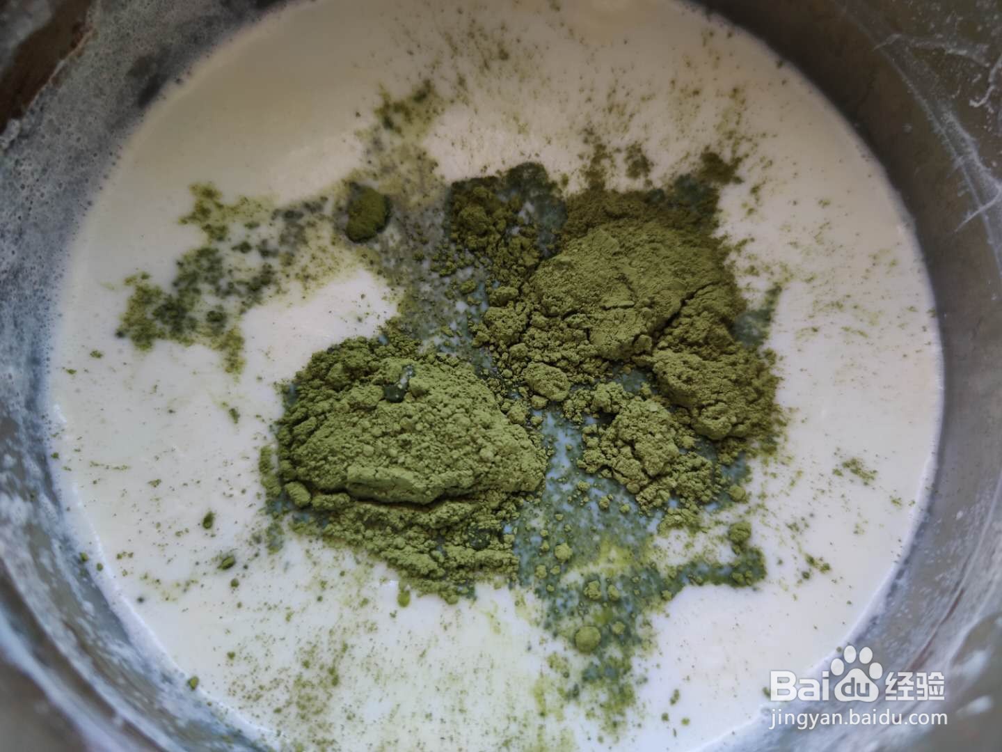 抹茶红糖牛奶布丁