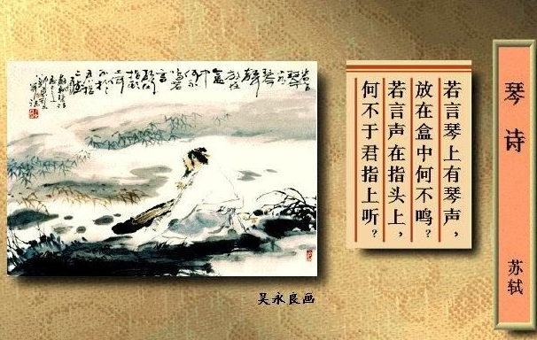 若言琴上有琴声 放在匣中何不鸣，苏轼在这首诗中所思考的问题是什么