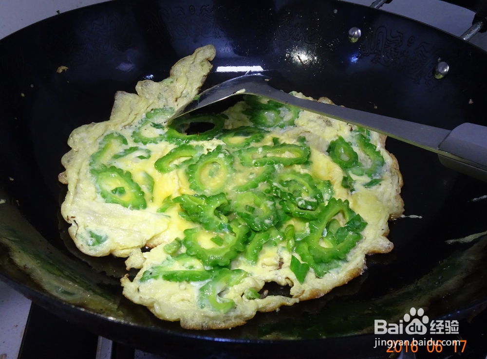 夏季减肥养生----------苦瓜鸡蛋饼