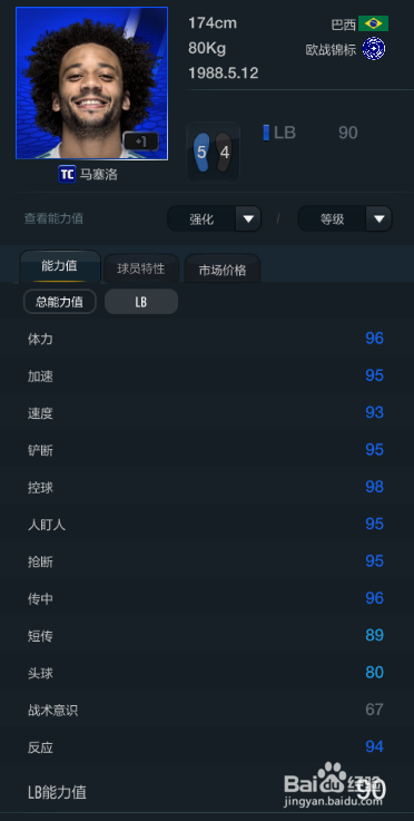 FIFA OL3新版球员推荐(左后卫篇)