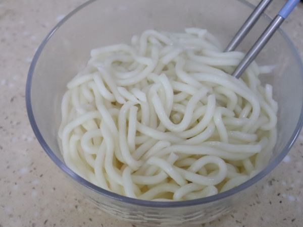 青椒肉丝炒乌冬