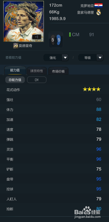 FIFA OL3平衡度最佳球员推荐(中前卫篇)