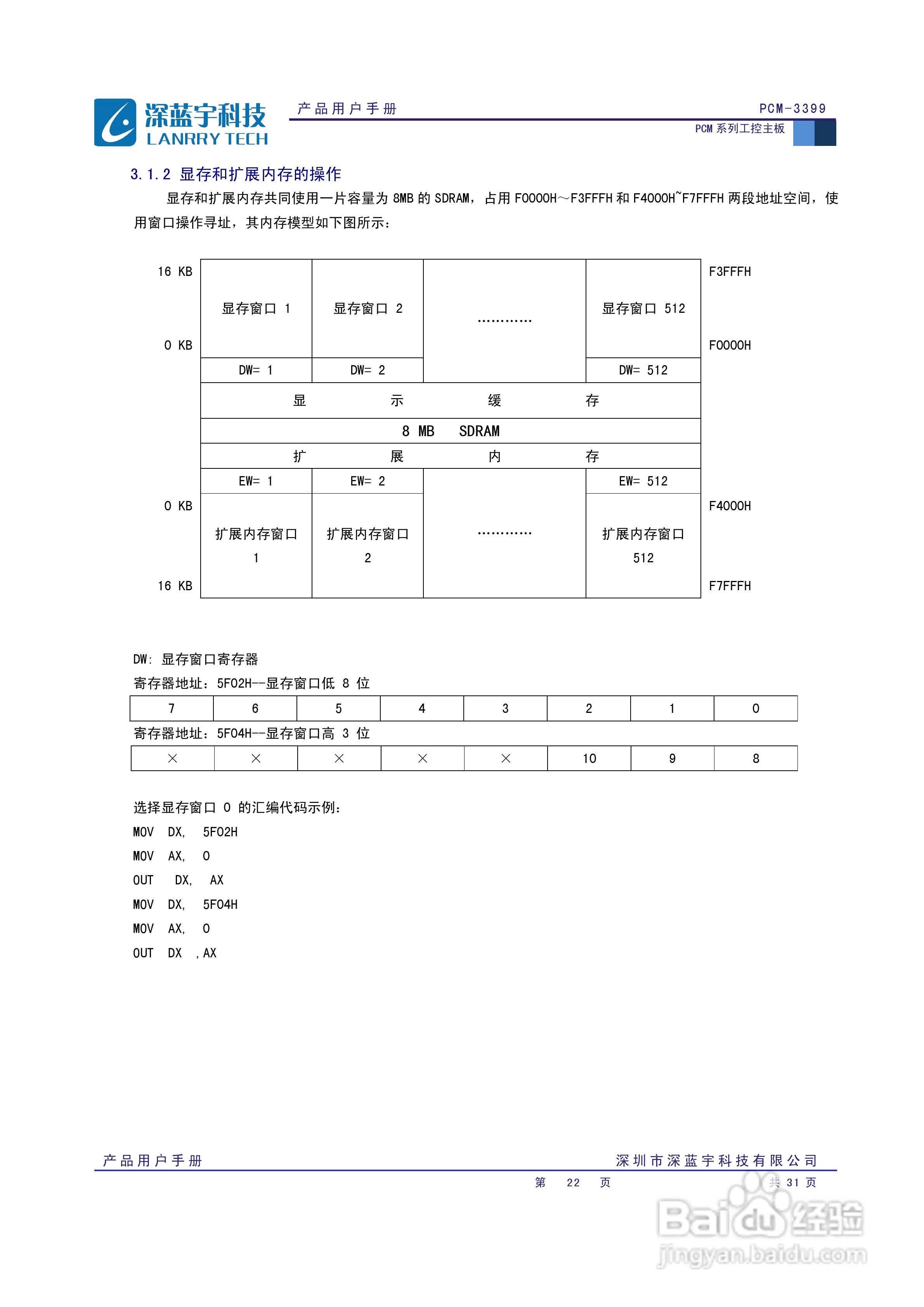 深蓝宇PCM-3399工业主板用户手册:[3]