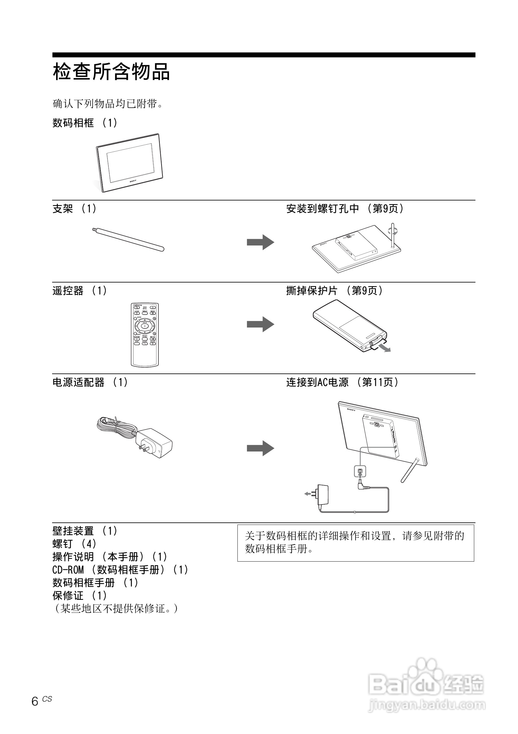 索尼DPF-VR100数码相框使用说明书:[1]