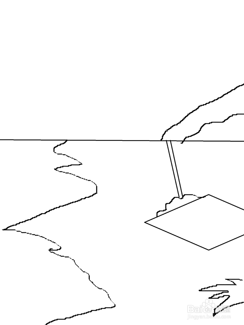 怎样简单画海滩风景画