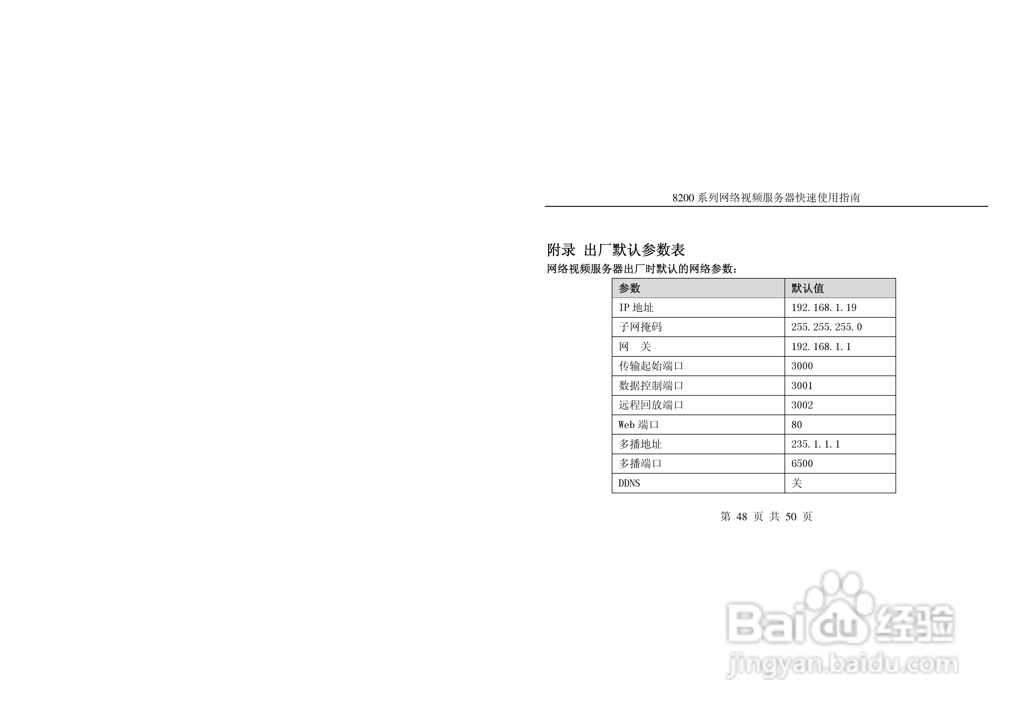 亚安8200系列网络视频服务器快速使用指南:[5]