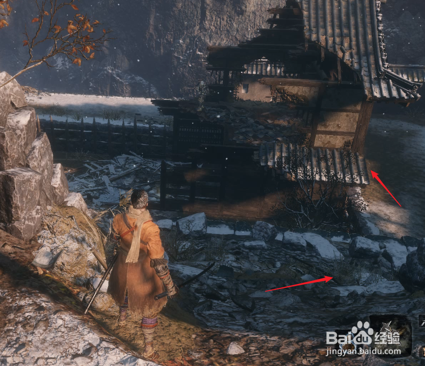 只狼图文攻略27:前往鬼形部BOSS场景