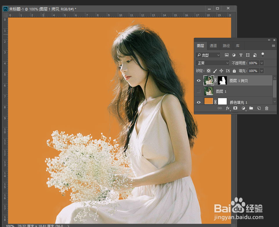 PS利用抽出工具抠图照片中人物头发丝