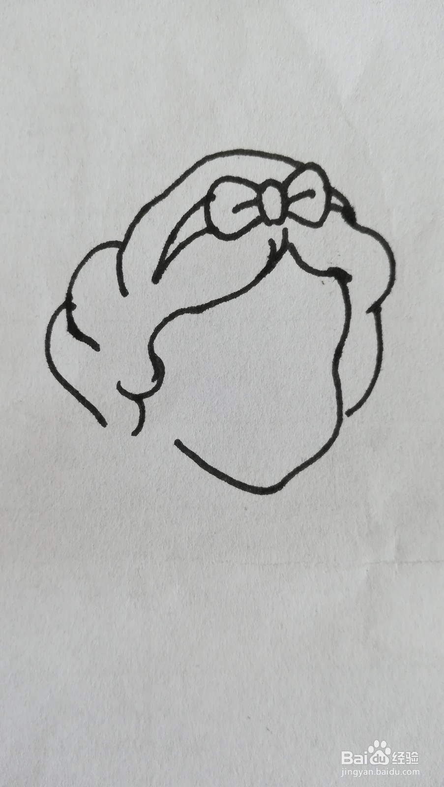 公主肖像简笔画 公主简笔画