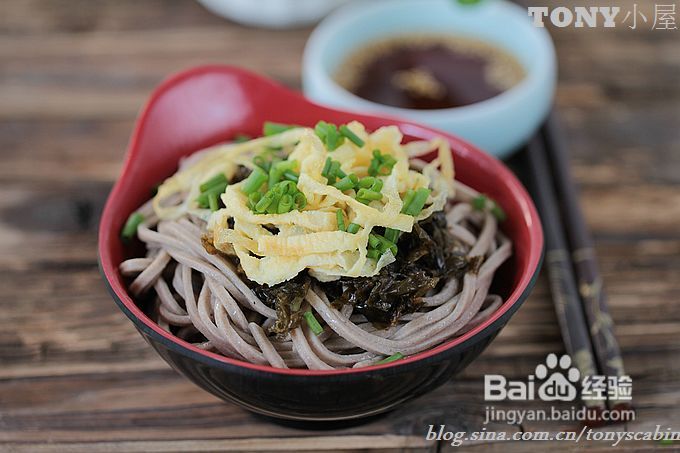 高温天气里我们最想吃的一碗荞麦凉面------面条感悟