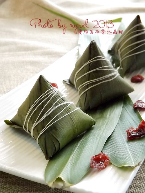 蔓越莓板栗水晶粽