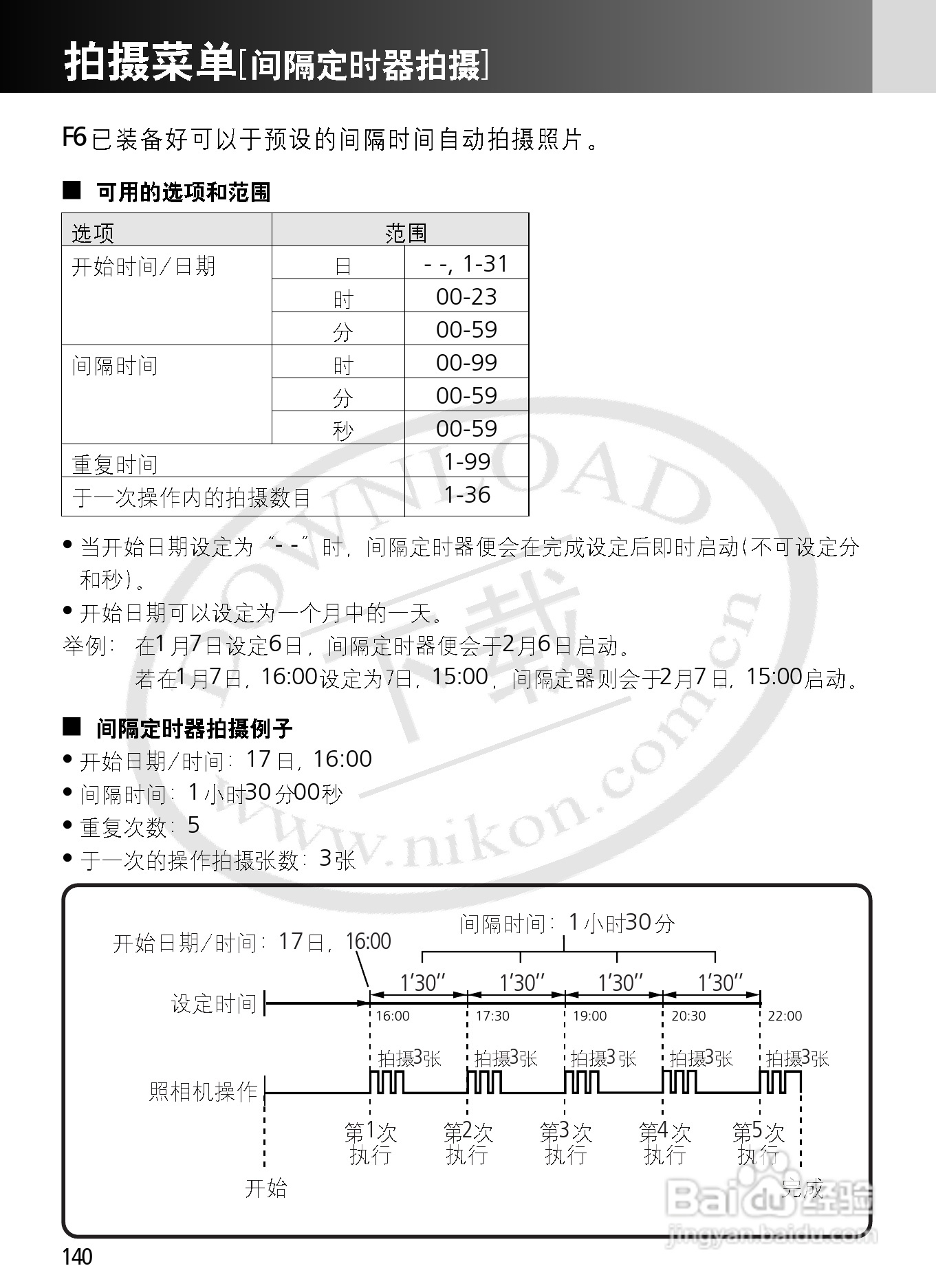 尼康F6数码相机使用说明书:[14]