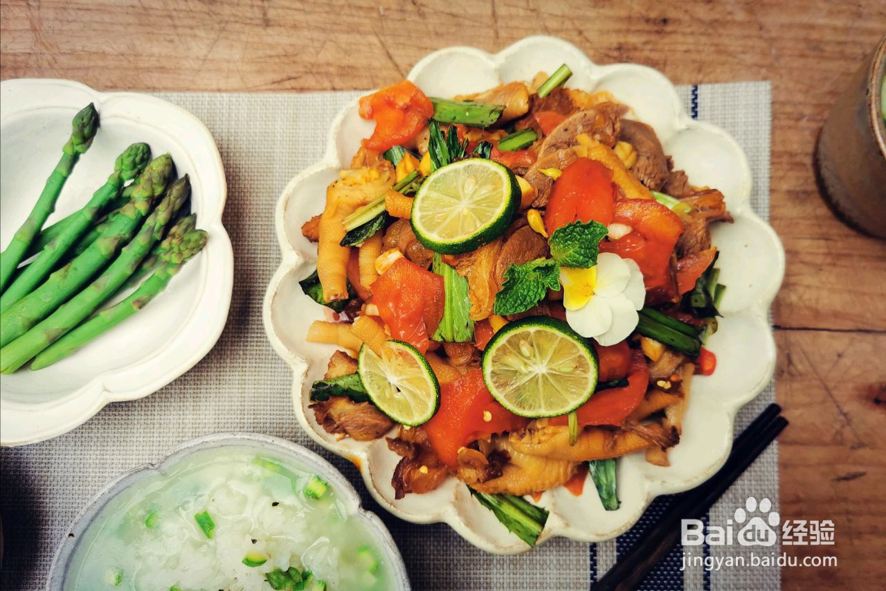 傣味凉鸡脚的做法