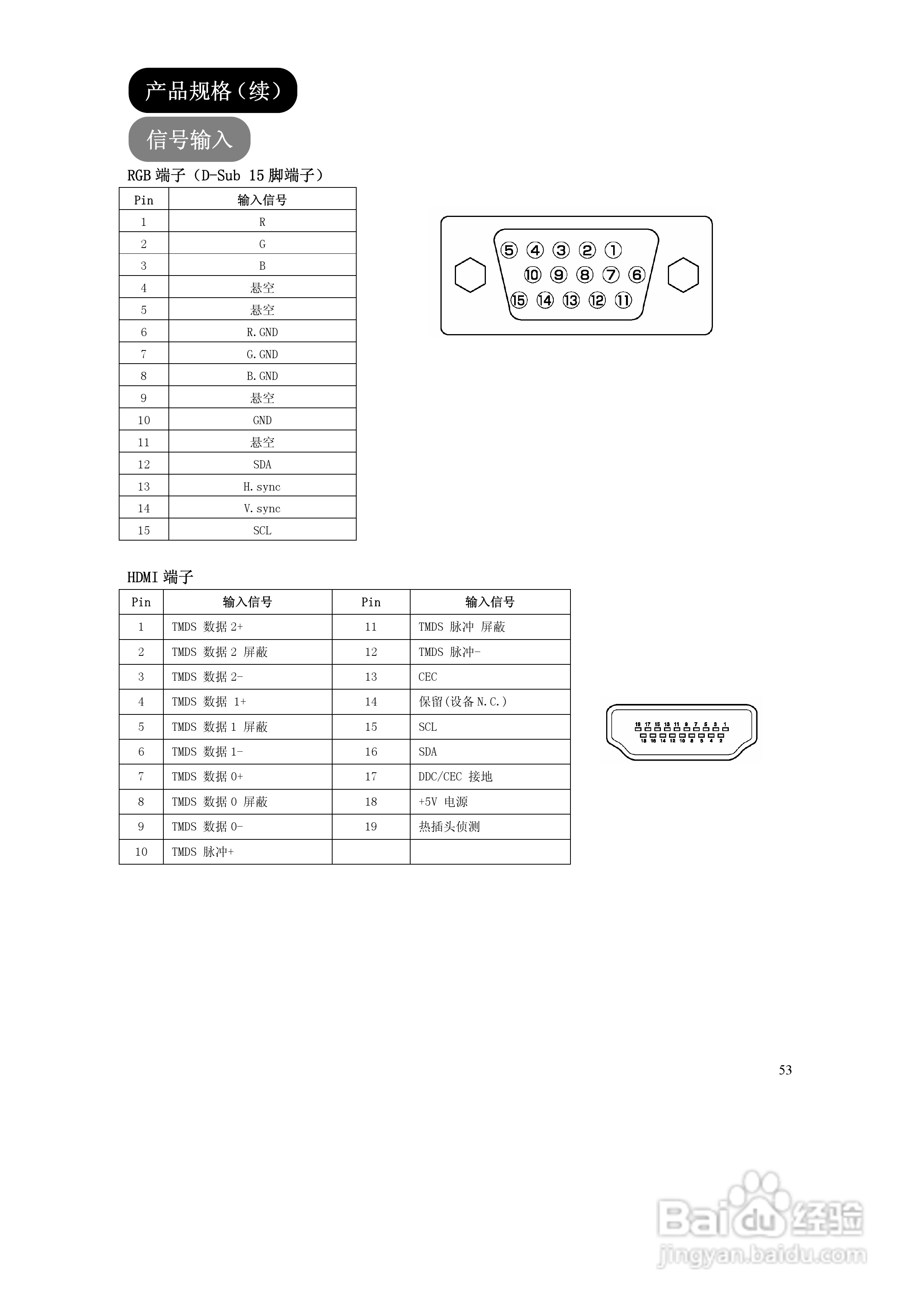 日立液晶彩色电视机UT42-MX08CB/CW型使用说明书:[6]