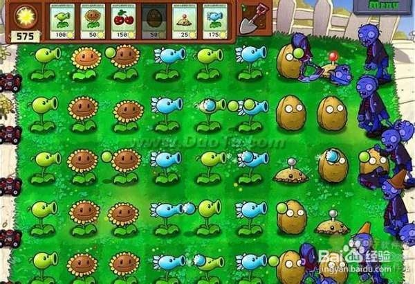 《植物大战僵尸》第一大关详细流程攻略